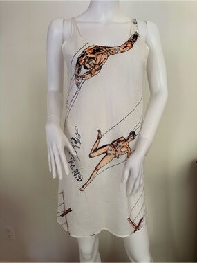NWOT Bias cut sun dress. Y2K